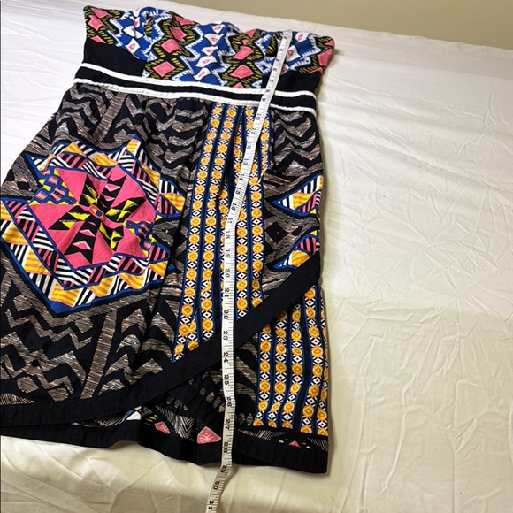 Xhilaration Blue Red Strapless Sheath Dress - Picture 10 of 11